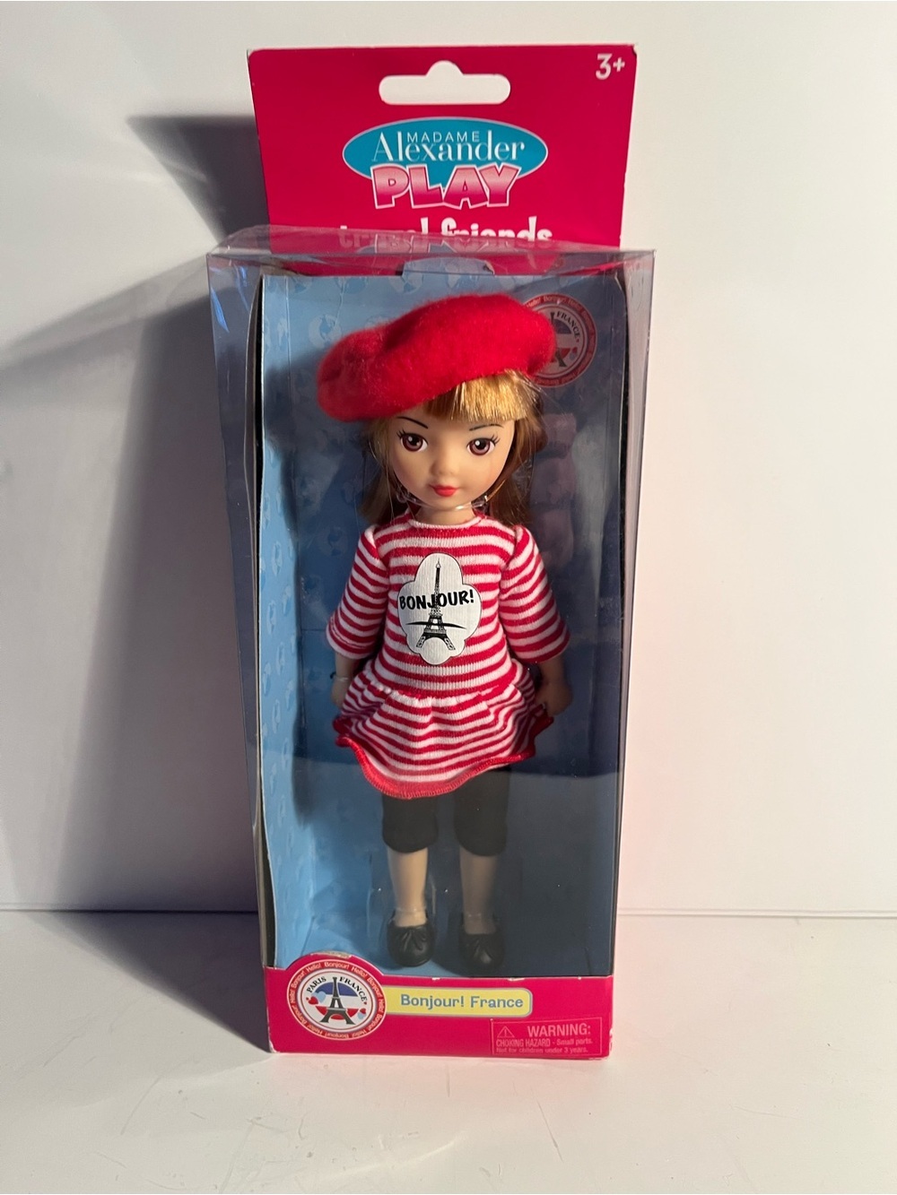 Madame Alexander Play Bonjour France Red Striped Doll New in Box 🇫🇷🇫🇷